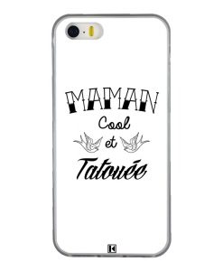Coque iPhone 5/5s/SE – Maman cool et tatouée
