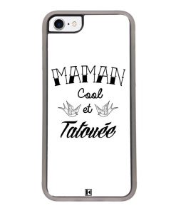 Coque iPhone 7 / 8 – Maman cool et tatouée