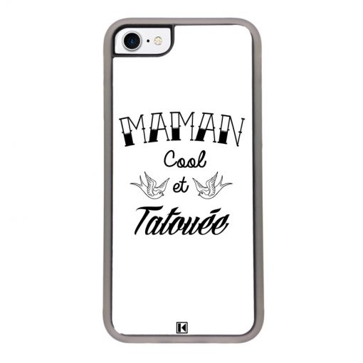 Coque iPhone 7 / 8 – Maman cool et tatouée