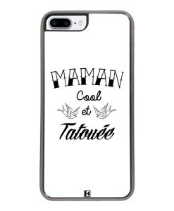 Coque iPhone 7 Plus / 8 Plus – Maman cool et tatouée