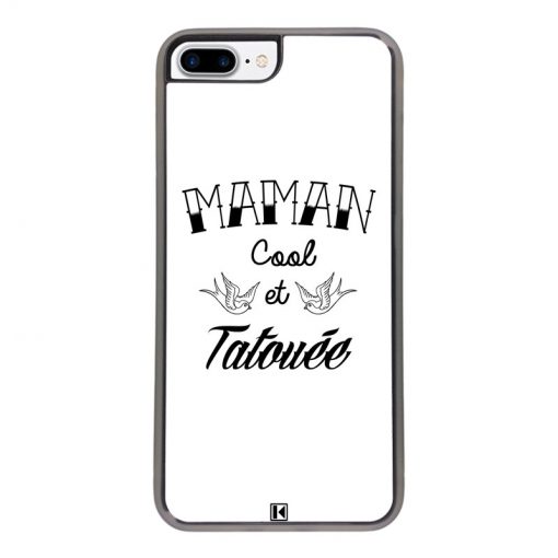 Coque iPhone 7 Plus / 8 Plus – Maman cool et tatouée