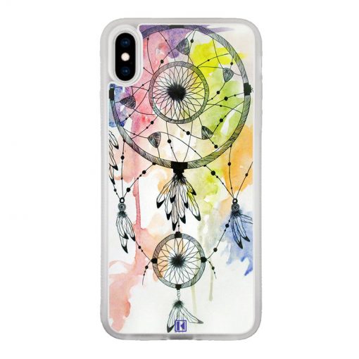 theklips-coque-iphone-xs-iphone-x-rubber-translu-dreamcatcher-painting