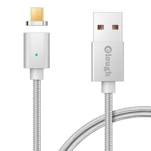 theklips-cable-micro-usb-magnetique-argent