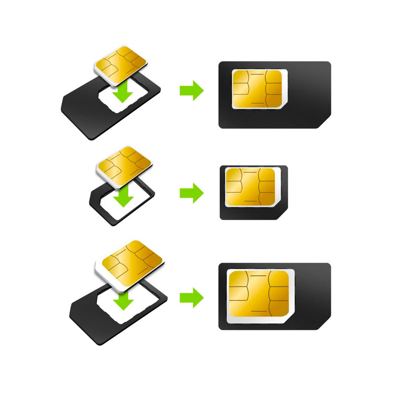 Adaptateurs Carte SIM - Noir