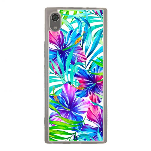 theklips-coque-xperia-xa1-exotic-flowers