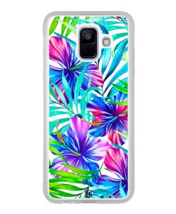Coque Galaxy A6 2018 – Extoic flowers