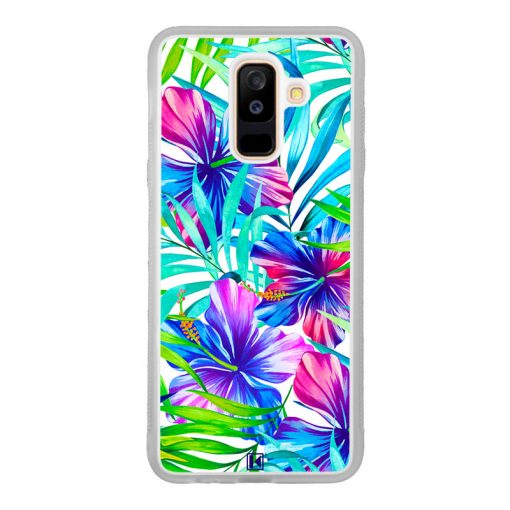 Coque Galaxy A6 Plus – Extoic flowers