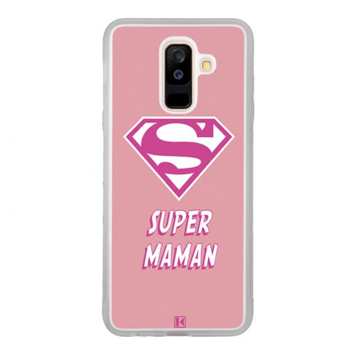 Coque Galaxy A6 Plus – Super Maman