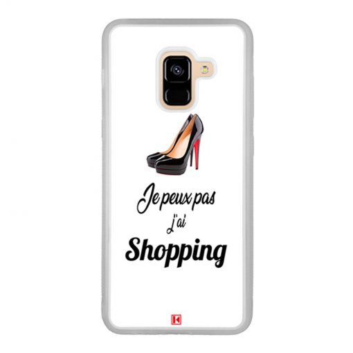 Coque Galaxy A8 2018 – Je peux pas j'ai Shopping