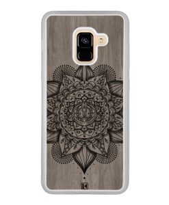 Coque Galaxy A8 2018 – Mandala on wood