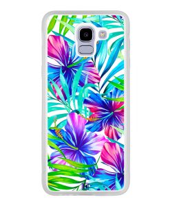 Coque Galaxy J6 2018 – Extoic flowers