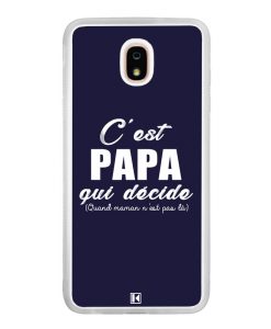 Coque Galaxy J7 2018 – C'est Papa qui décide