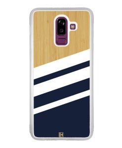 Coque Galaxy J8 2018 – Bambou Sport Bleu