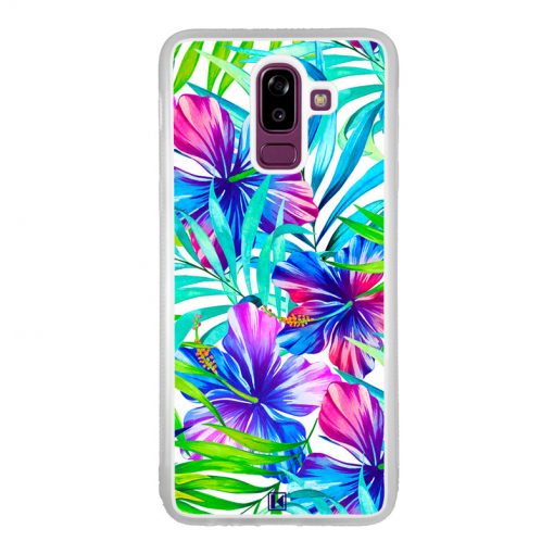 Coque Galaxy J8 2018 – Extoic flowers