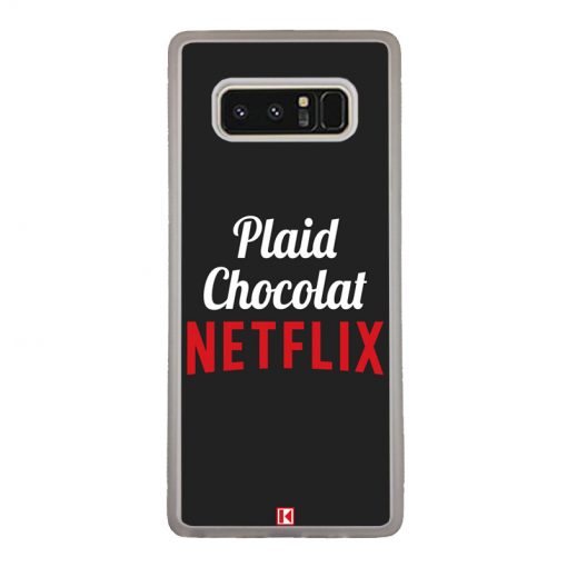 Coque Galaxy Note 8 – Plaid Chocolat Netflix