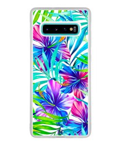 Coque Galaxy S10 Plus – Extoic flowers