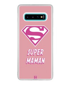 Coque Galaxy S10 Plus – Super Maman