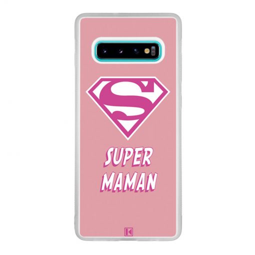 Coque Galaxy S10 Plus – Super Maman