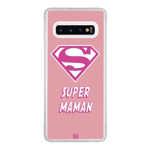 Coque Galaxy S10 – Super Maman