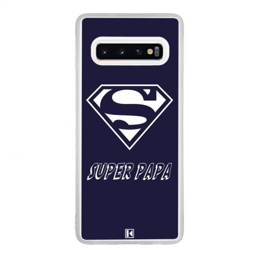 Coque Galaxy S10 – Super Papa