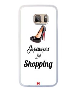 Coque Galaxy S7 Edge – Je peux pas j'ai Shopping