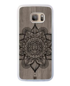 Coque Galaxy S7 Edge – Mandala on wood