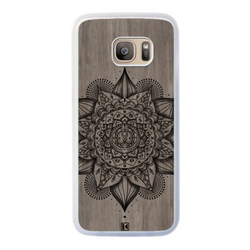 Coque Galaxy S7 Edge – Mandala on wood