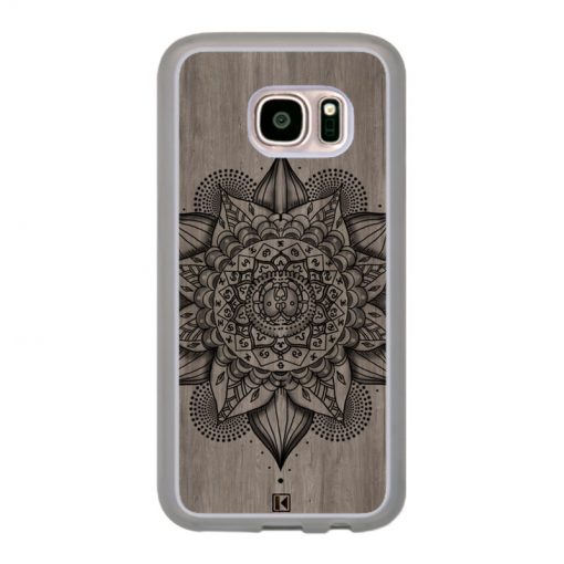 Coque Galaxy S7 – Mandala on wood