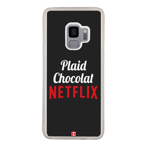 Coque Galaxy S9 – Plaid Chocolat Netflix