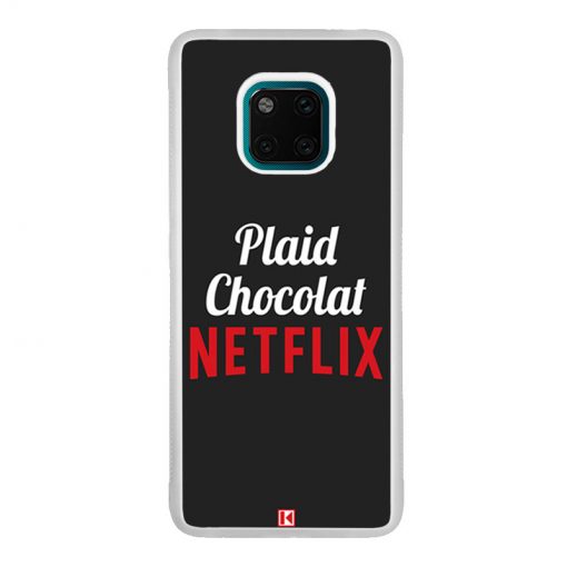 Coque Huawei Mate 20 Pro – Plaid Chocolat Netflix