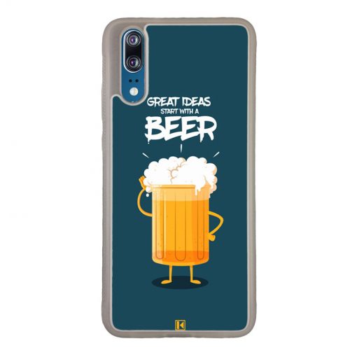 Coque Huawei P20 – Start with a beer