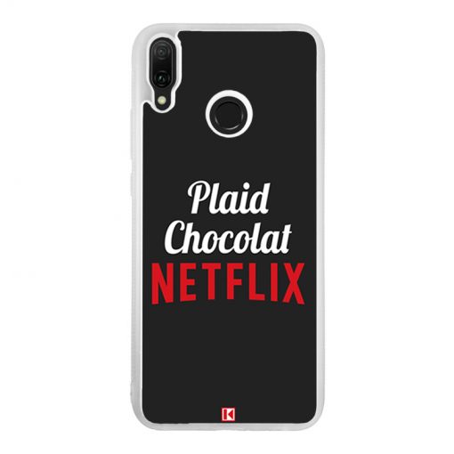 Coque Huawei Y9 2019 – Plaid Chocolat Netflix