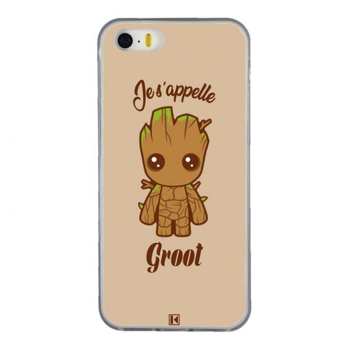 Coque iPhone 5/5s/SE – Je s'appelle Groot