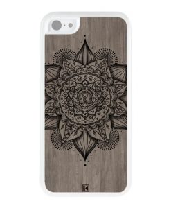 Coque iPhone 5c – Mandala on wood
