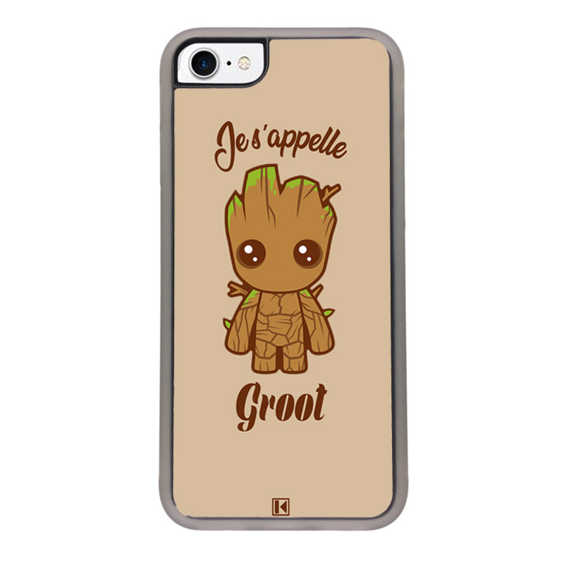 Coque iPhone 7 / 8 – Je s'appelle Groot