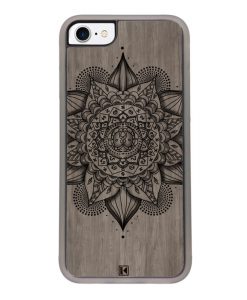 Coque iPhone 7 / 8 – Mandala on wood