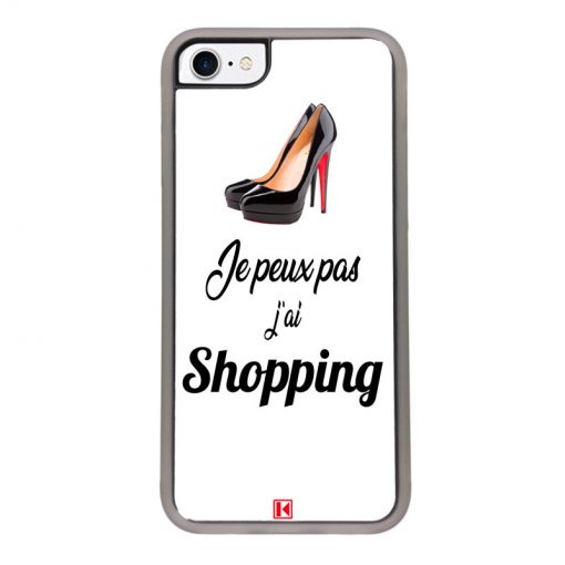 Coque iPhone 7 / 8 – Je peux pas j'ai Shopping