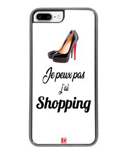 Coque iPhone 7 Plus / 8 Plus – Je peux pas j'ai Shopping