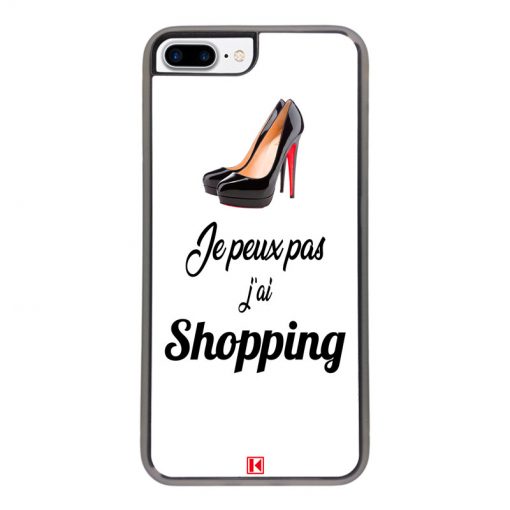 Coque iPhone 7 Plus / 8 Plus – Je peux pas j'ai Shopping