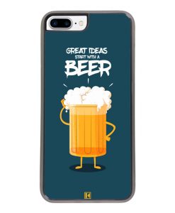 Coque iPhone 7 Plus / 8 Plus – Start with a beer