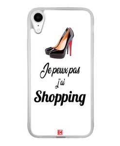 Coque iPhone Xr – Je peux pas j'ai Shopping