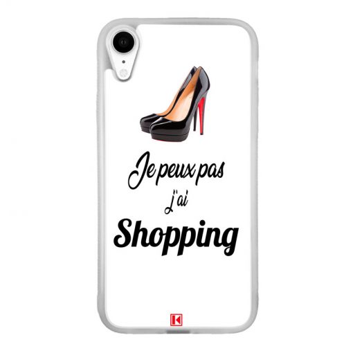 Coque iPhone Xr – Je peux pas j'ai Shopping