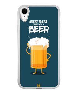 Coque iPhone Xr – Start with a beer