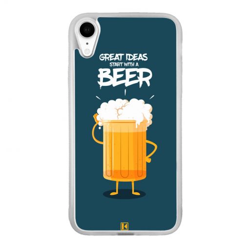 Coque iPhone Xr – Start with a beer