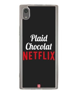 Coque Xperia XA1 – Plaid Chocolat Netflix