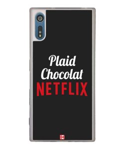 Coque Xperia XZ – Plaid Chocolat Netflix