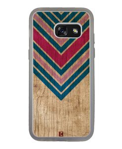 Coque Galaxy A3 2017 – Chevron on wood