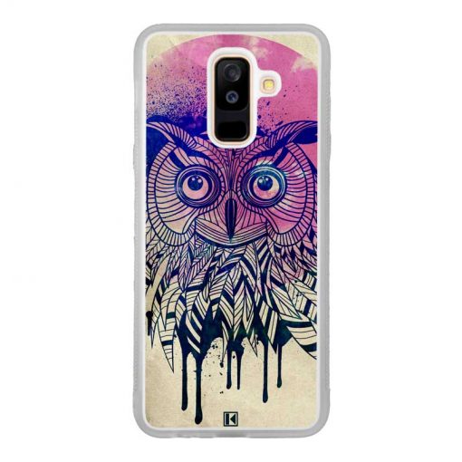 Coque Galaxy A6 Plus – Owl face