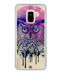 Coque Galaxy A8 2018 – Owl face