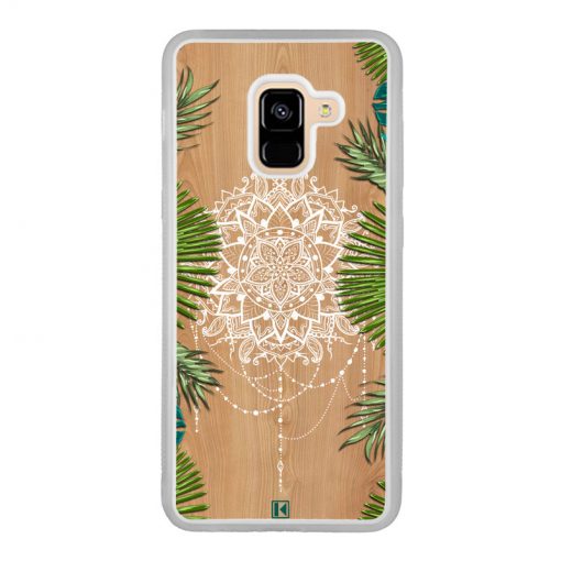 Coque Galaxy A8 2018 – Tropical wood mandala